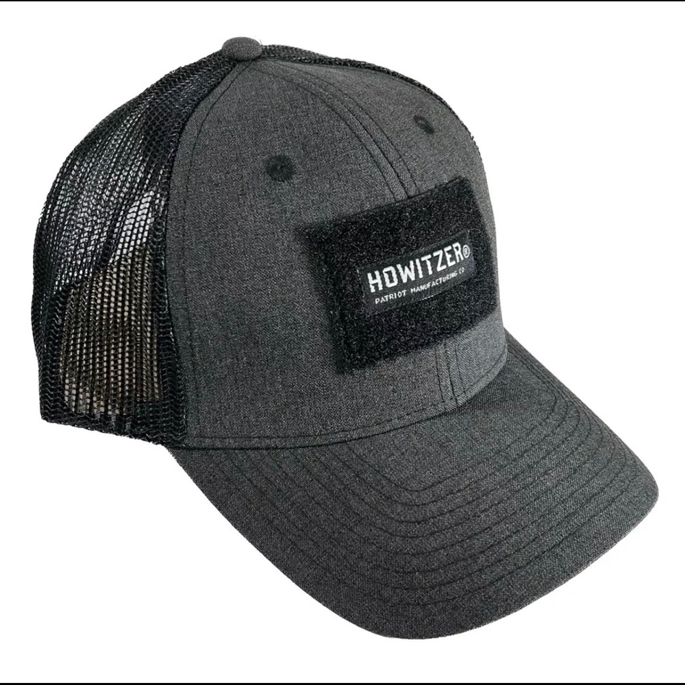 Howitzer Style Men's Hat STANDARD PATRIOT Military Grunt Charcoal